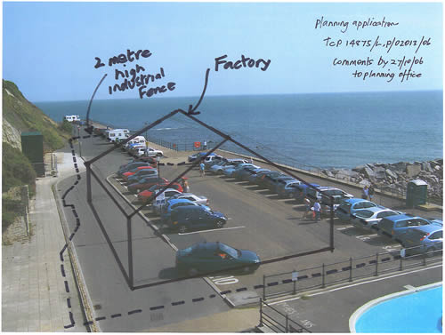 cheetah marine planning application esplanade car park ventnor