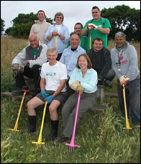Green Gym Tackle Rew Down : Isle of Wight News